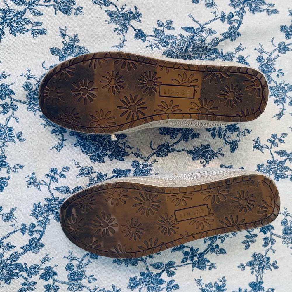 Beige Loafers - Textile Esprit Women's Carina (Used just once) - Picture 7 of 9